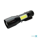 چراغ قوه پلیسی COB Light Flashlight با دو حالت نوری | تجهیزات روشنایی لایت ایران