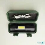 چراغ‌قوه‌ی شارژی پلیسی مدل COB Light Flashlight | لایت ایران - تصویر 4 | تجهیزات روشنایی لایت ایران