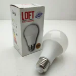خرید اینترنتی لامپ ال ای دی 12 وات حبابی لوفت با طراحی حبابی پایه E27 فروشگاه تجهیزات روشنایی لایت ایران
