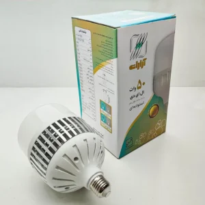 خرید اینترنتی لامپ ال ای دی 50 وات حبابی آرارات با طراحی استوانه‌ای و پایه E27 فروشگاه تجهیزات روشنایی لایت ایران