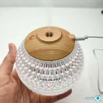 چراغ رومیزی با بخور سرد کریستالی + نورپردازی متنوع و دارای پورت USB - تصویر 5 | تجهیزات روشنایی لایت ایران