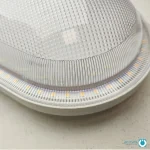نمای چراغ دیواری IP65 با طلق مشجر و طراحی بیضی | تجهیزات روشنایی لایت ایران