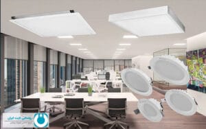 خرید و قیمت پنل LED سقفی گلنور با روشنایی مدرن، کممصرف و بادوام برای فضاهای داخلی | فروشگاه تجهیزات روشنایی لایت ایران